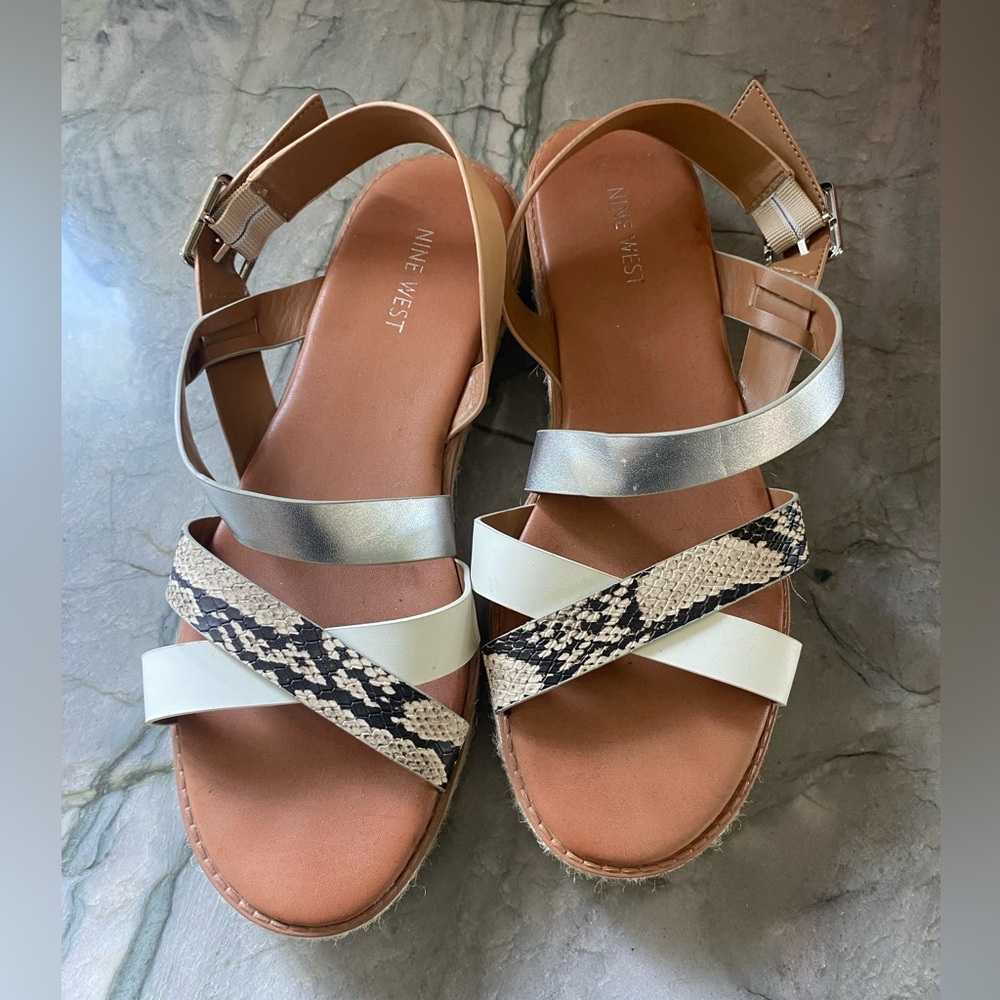 Nine West Calico Espadrille Comfort Sandals